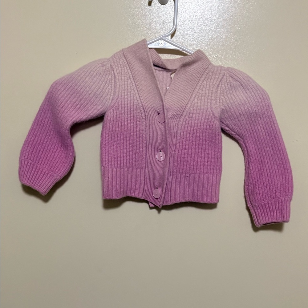 LoveShackFancy Pink Ombre Kids Sweater - Picture 1 of 7